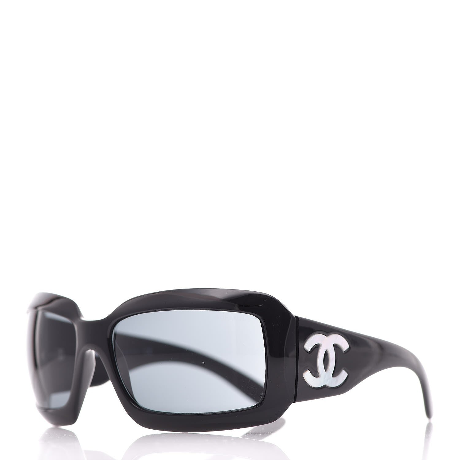 Chanel Mother of Pearl CC Sunglasses 5076-H Black 1 of 8
