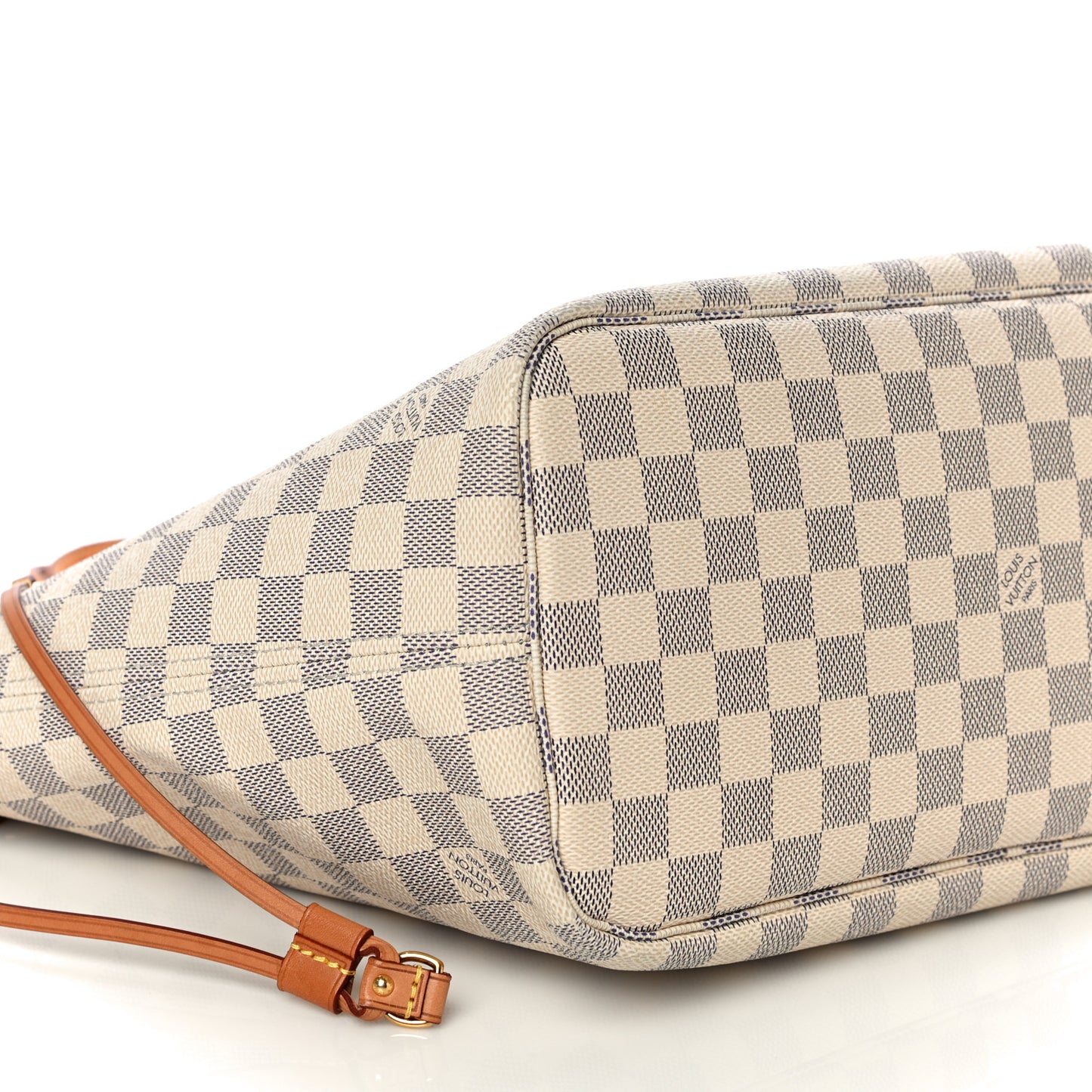 Damier Azur Neo Neverfull MM Rose Ballerine