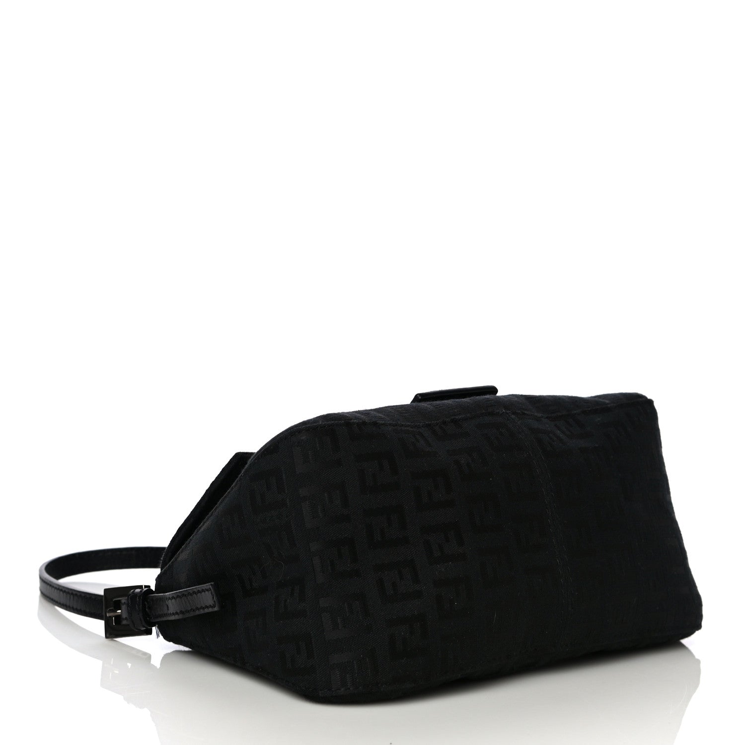 Fendi Zucchino Mini Mama Baguette Black 4 of 10