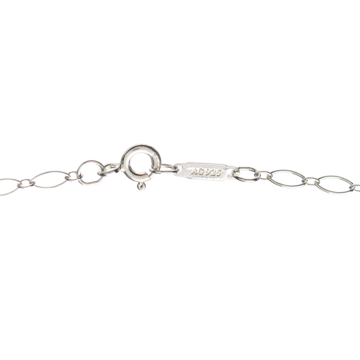Tiffany Sterling Silver Oval Link Chain Necklace 36" 4 of 6