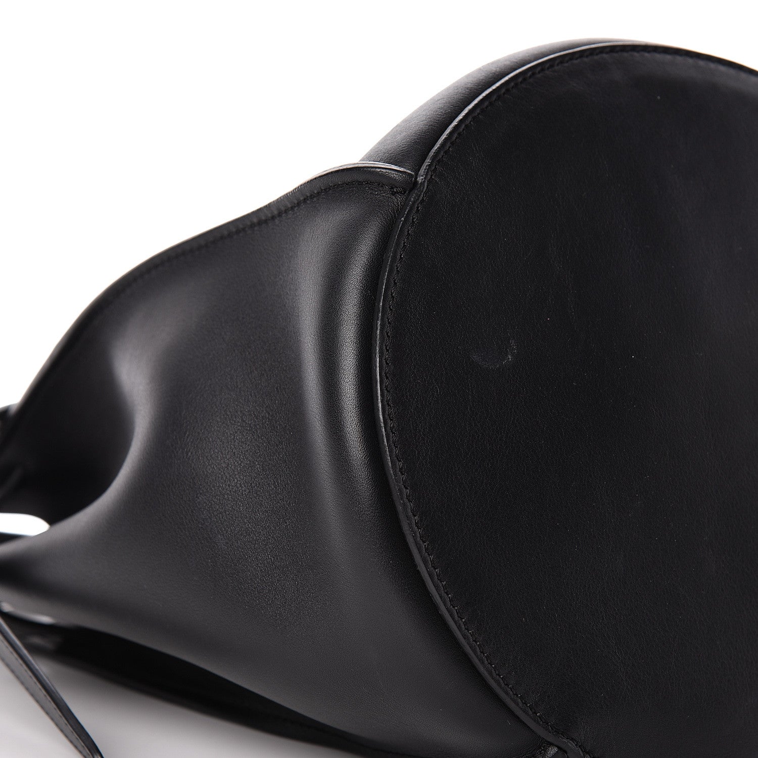 Celine Smooth Calfskin Long Strap Big Bucket Bag Black 9 of 12