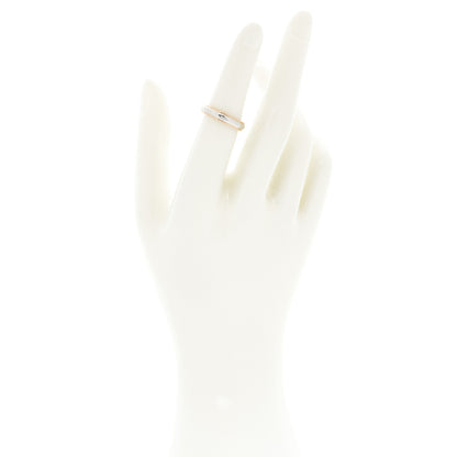 Tiffany Platinum 18K Yellow Gold Lucida 4mm Band Ring 50 5.5 2 of 5