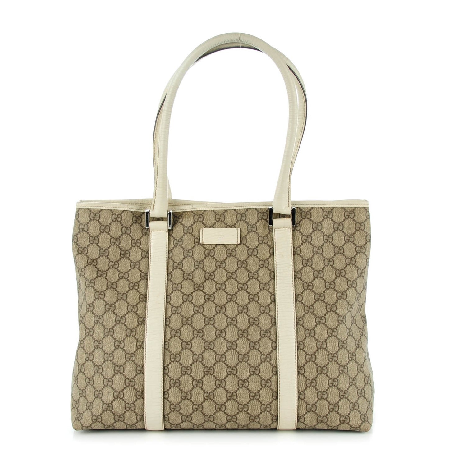 GG Plus Monogram Medium Joy Tote Off White