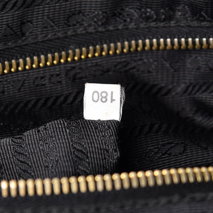 Prada Tessuto Nylon Chevron Quilted Dome Satchel Grey 7 of 13