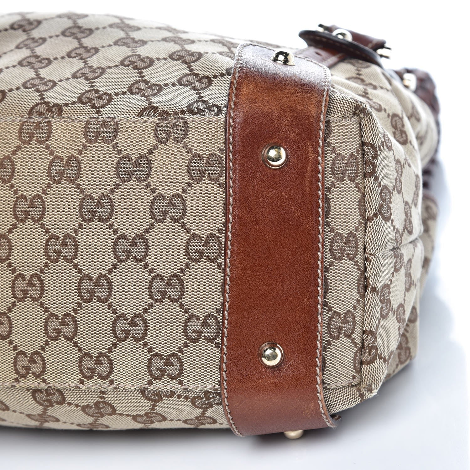 Gucci Monogram Medium Pelham Shoulder Bag Brown 9 of 9