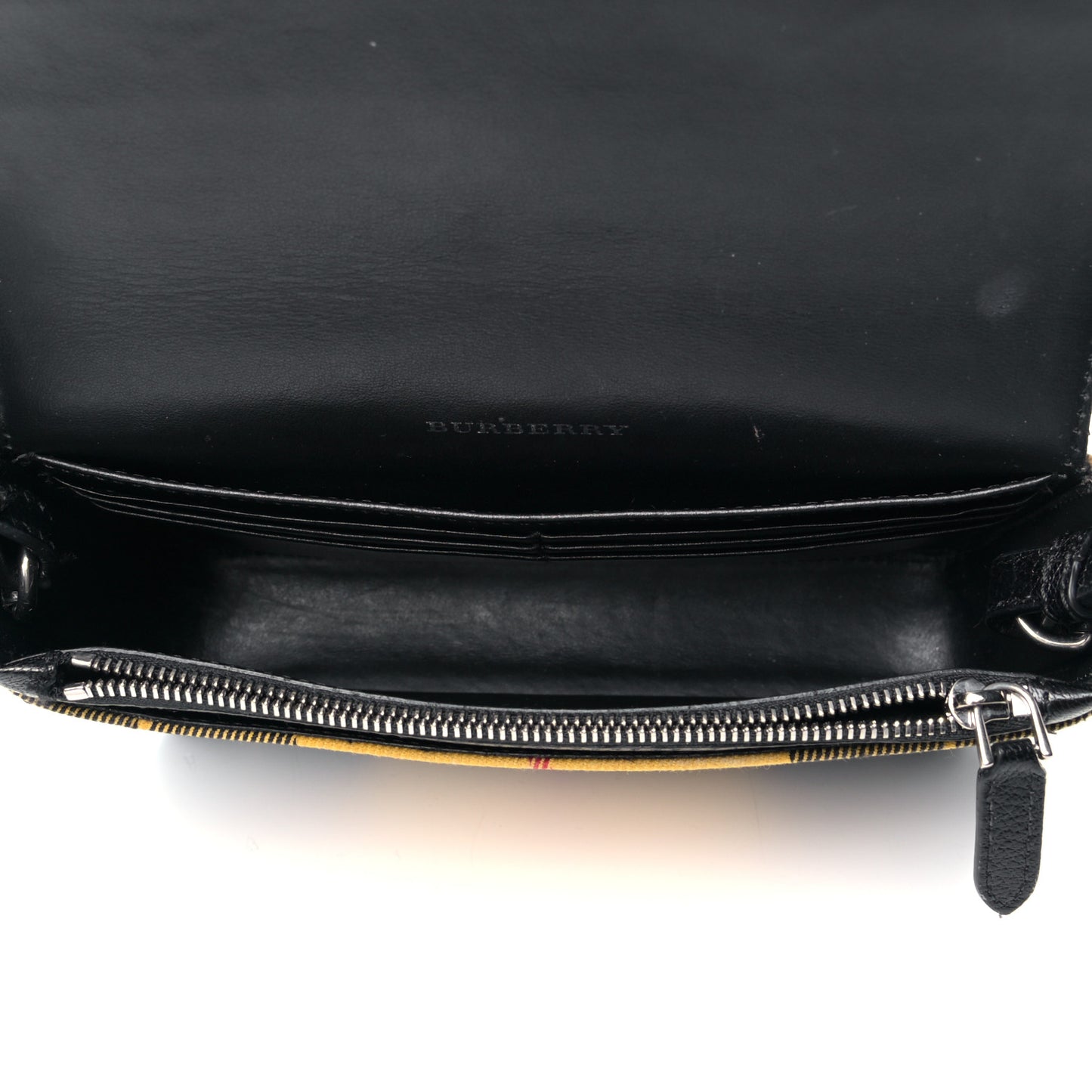 House Check Tartan Mix Hampshire Crossbody Antique Yellow Black