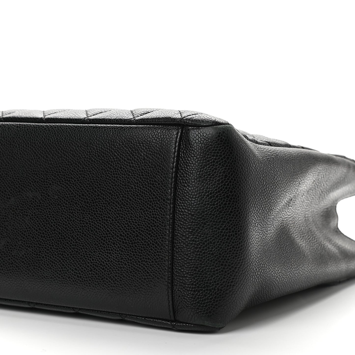 Caviar Quilted Grand Shopping Tote GST Black