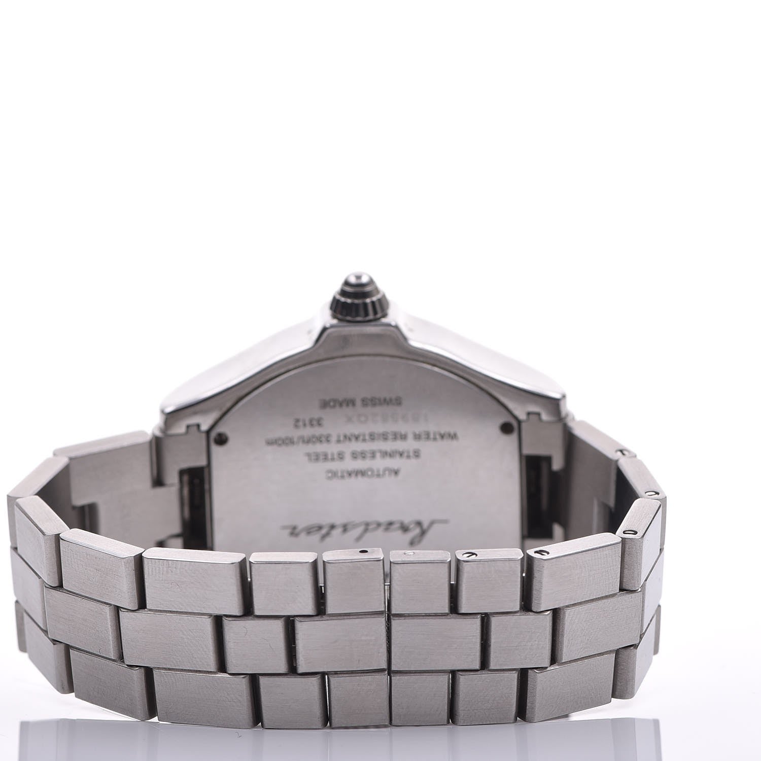 Cartier Stainless Steel 37mm Roadster Automatic Watch 4 of 8