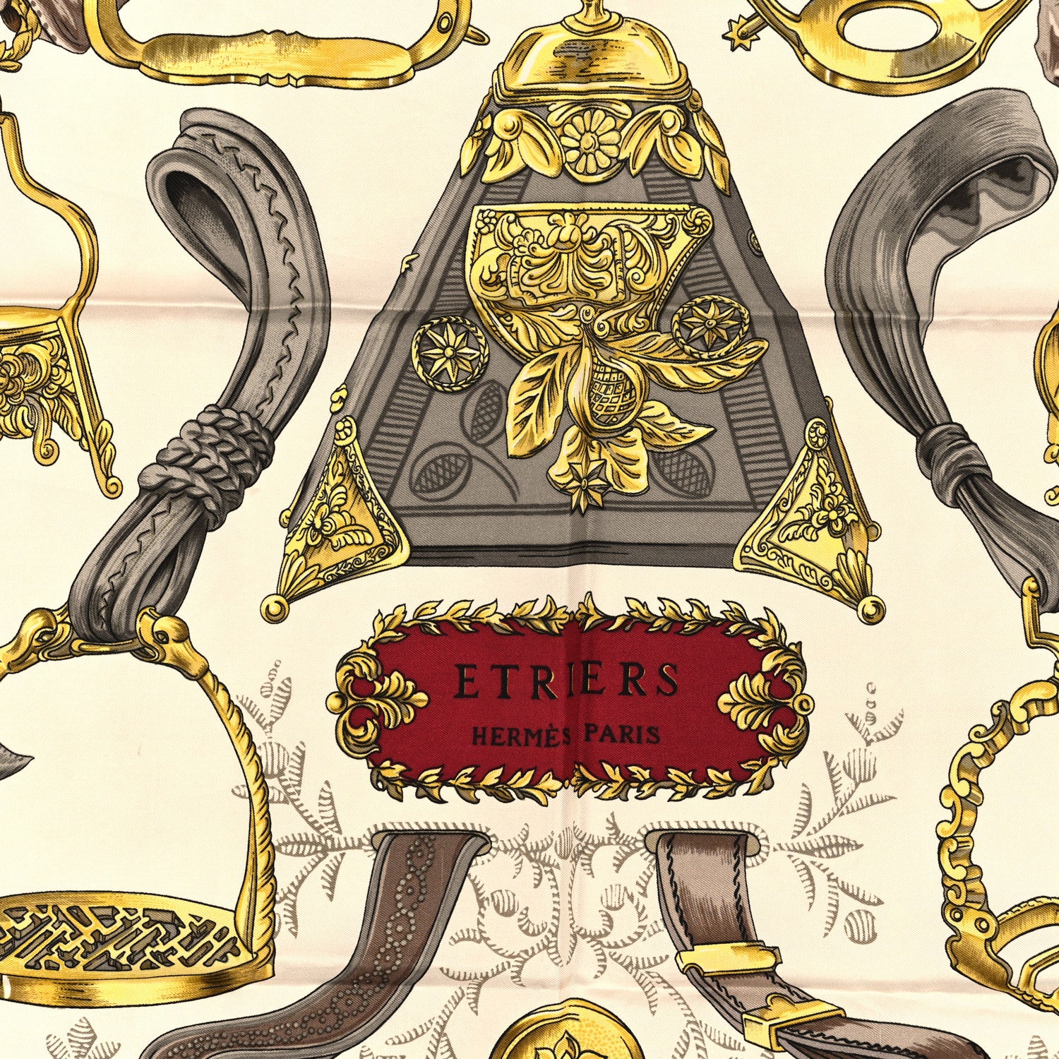 Hermes Silk Etriers Scarf 90 2 of 4