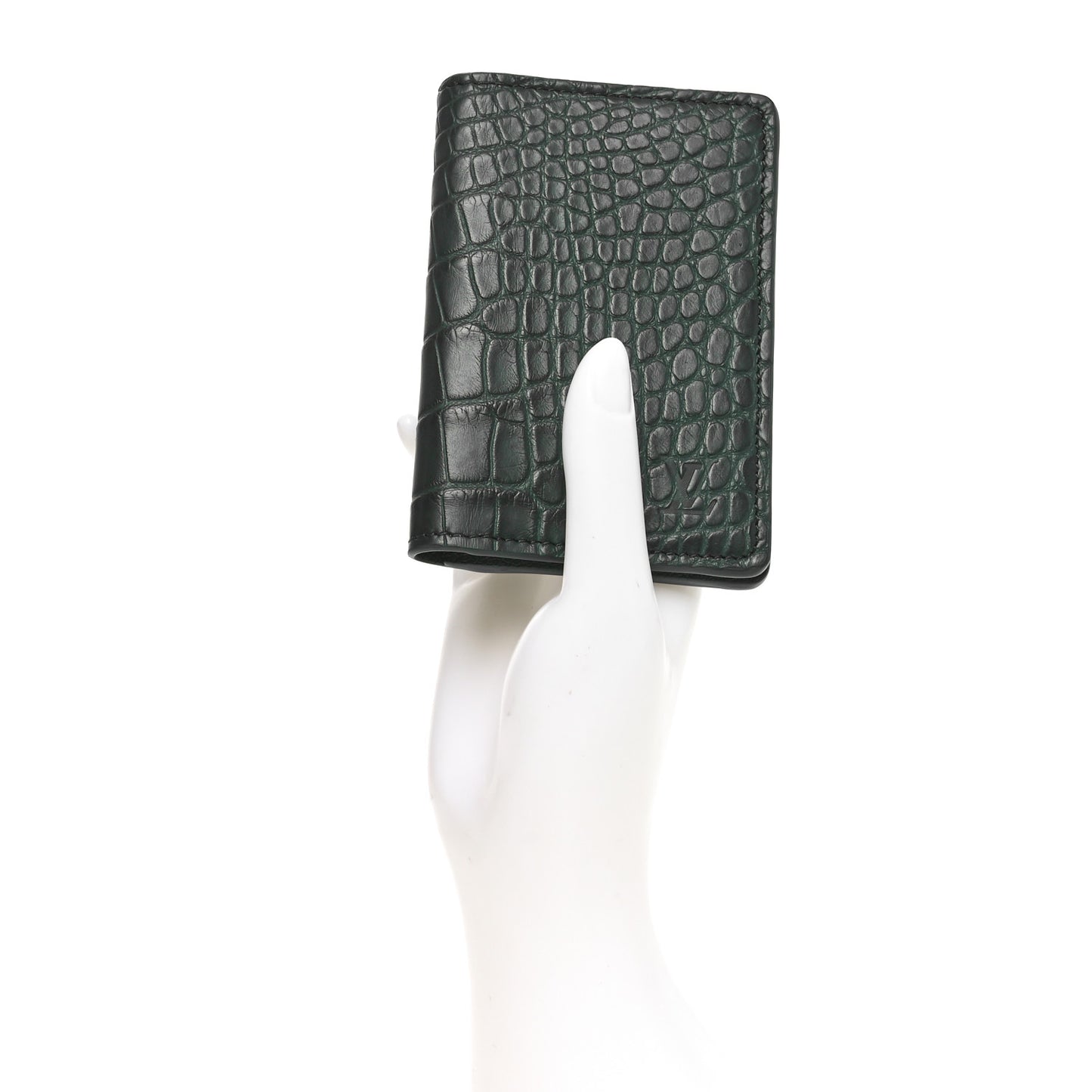 Crocodile Pocket Organizer Forest Green