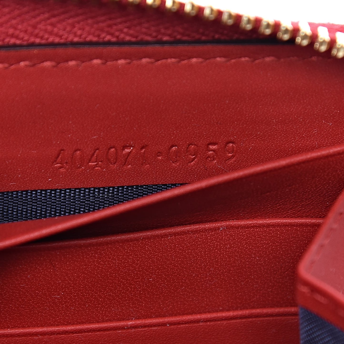 GG Supreme Monogram Blooms Zip Around Wallet Blue Red