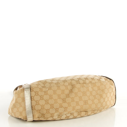 Gucci Monogram Medium Abbey Shoulder Bag Gold 4 of 7