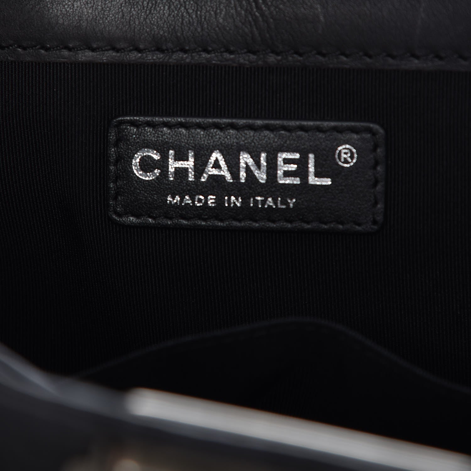 Chanel Calfskin Boy Reverso Shopping Tote Black 6 of 7