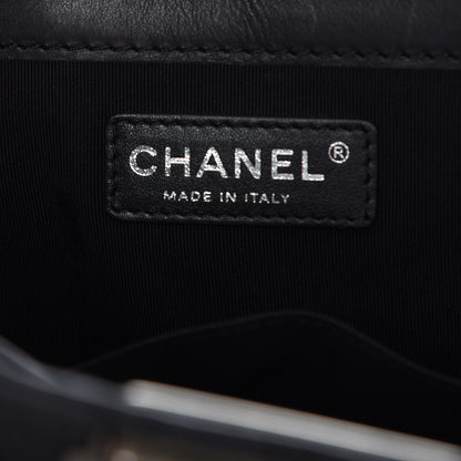 Chanel Calfskin Boy Reverso Shopping Tote Black 6 of 7
