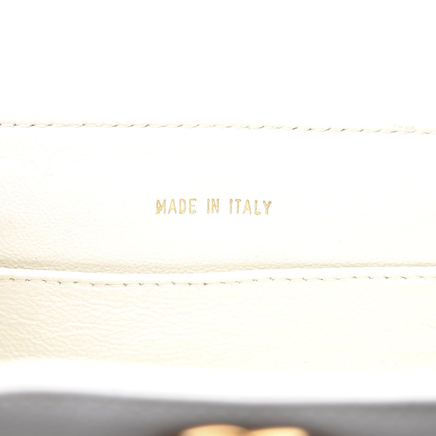 Caviar Top Handle Bag White