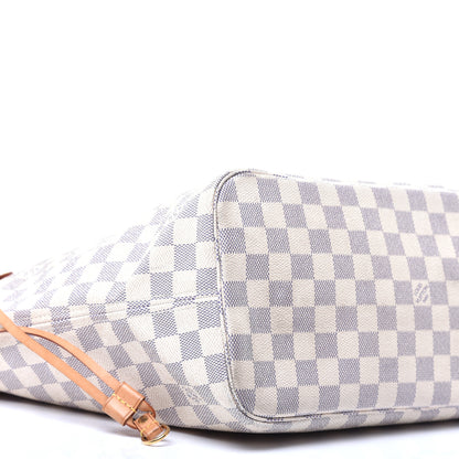 Louis Vuitton Damier Azur Neverfull MM 7 of 8