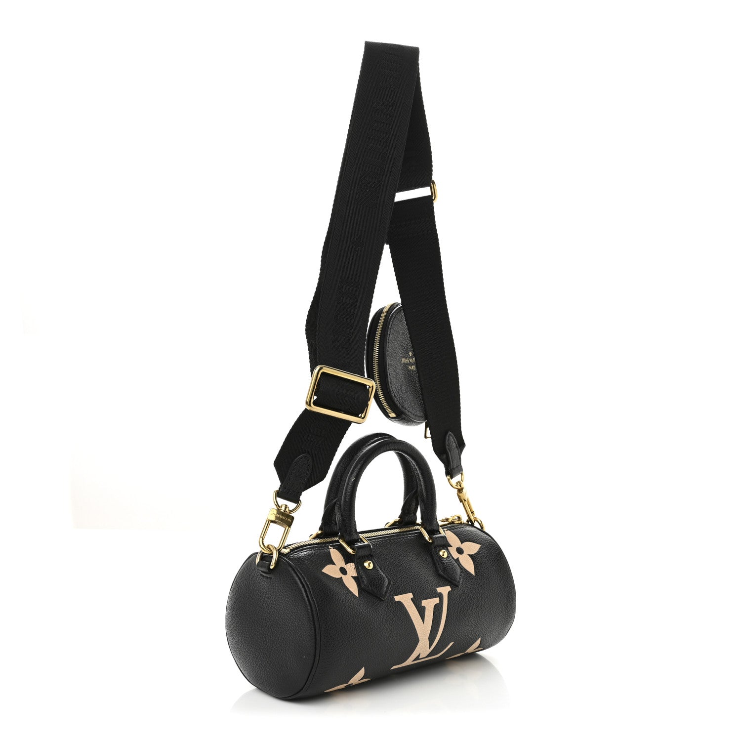Louis Vuitton Empreinte Monogram Giant Papillon BB Black Beige 3 of 12