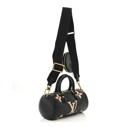 Louis Vuitton Empreinte Monogram Giant Papillon BB Black Beige 3 of 12