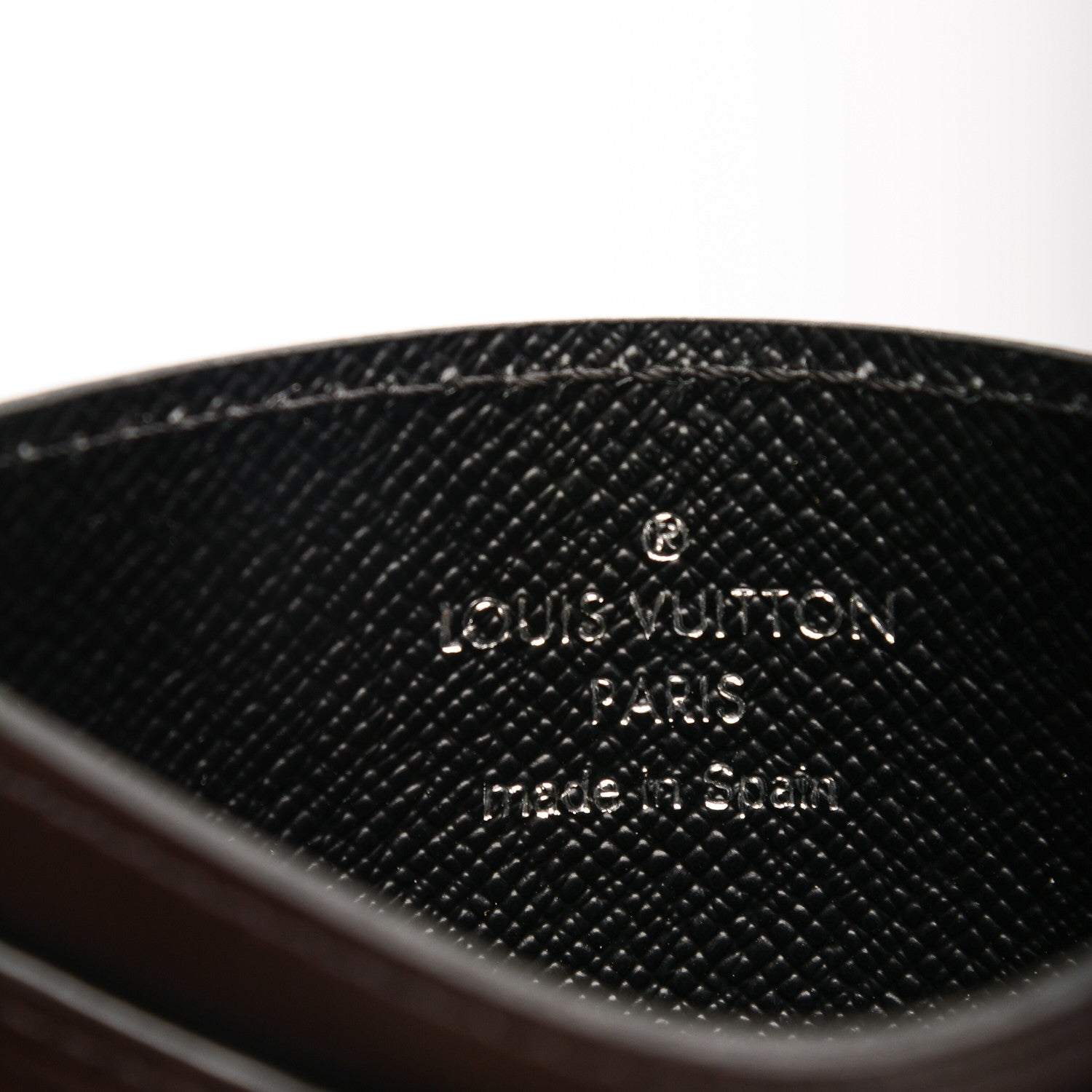 Louis Vuitton Epi Card Holder Black 6 of 7