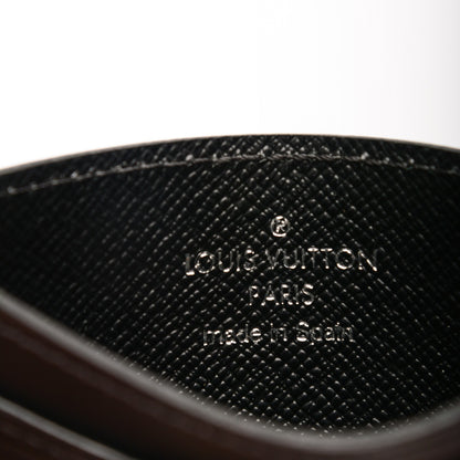 Louis Vuitton Epi Card Holder Black 6 of 7