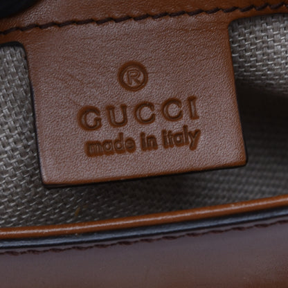 Gucci Calfskin Medium Lady Web Shoulder Bag Cuir 6 of 11