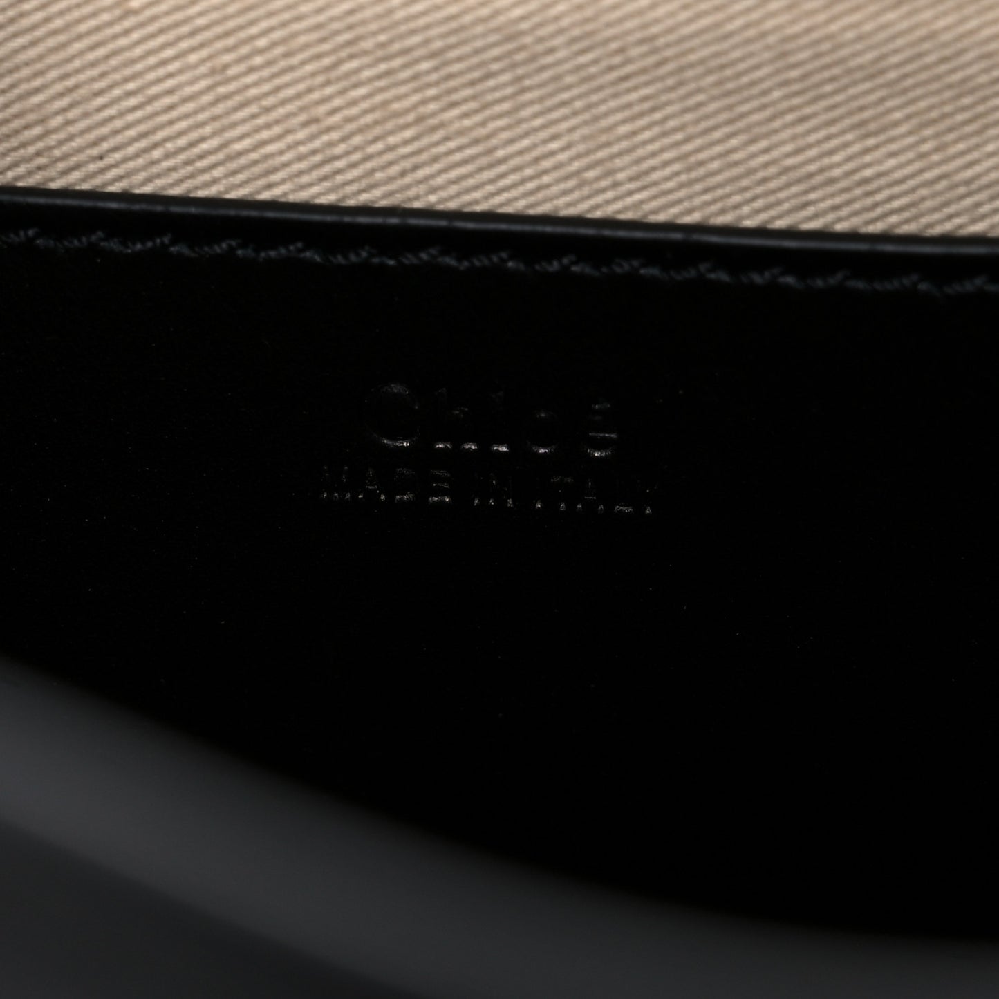 Shiny Calfskin Mini Annie Shoulder Bag Black