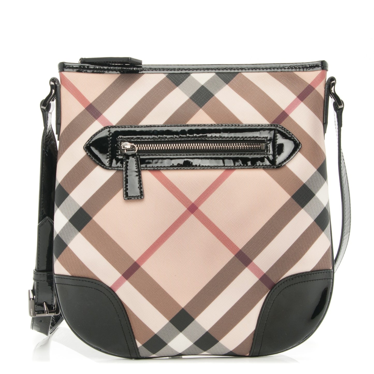 Supernova Check Small Dryden Crossbody Bag Black