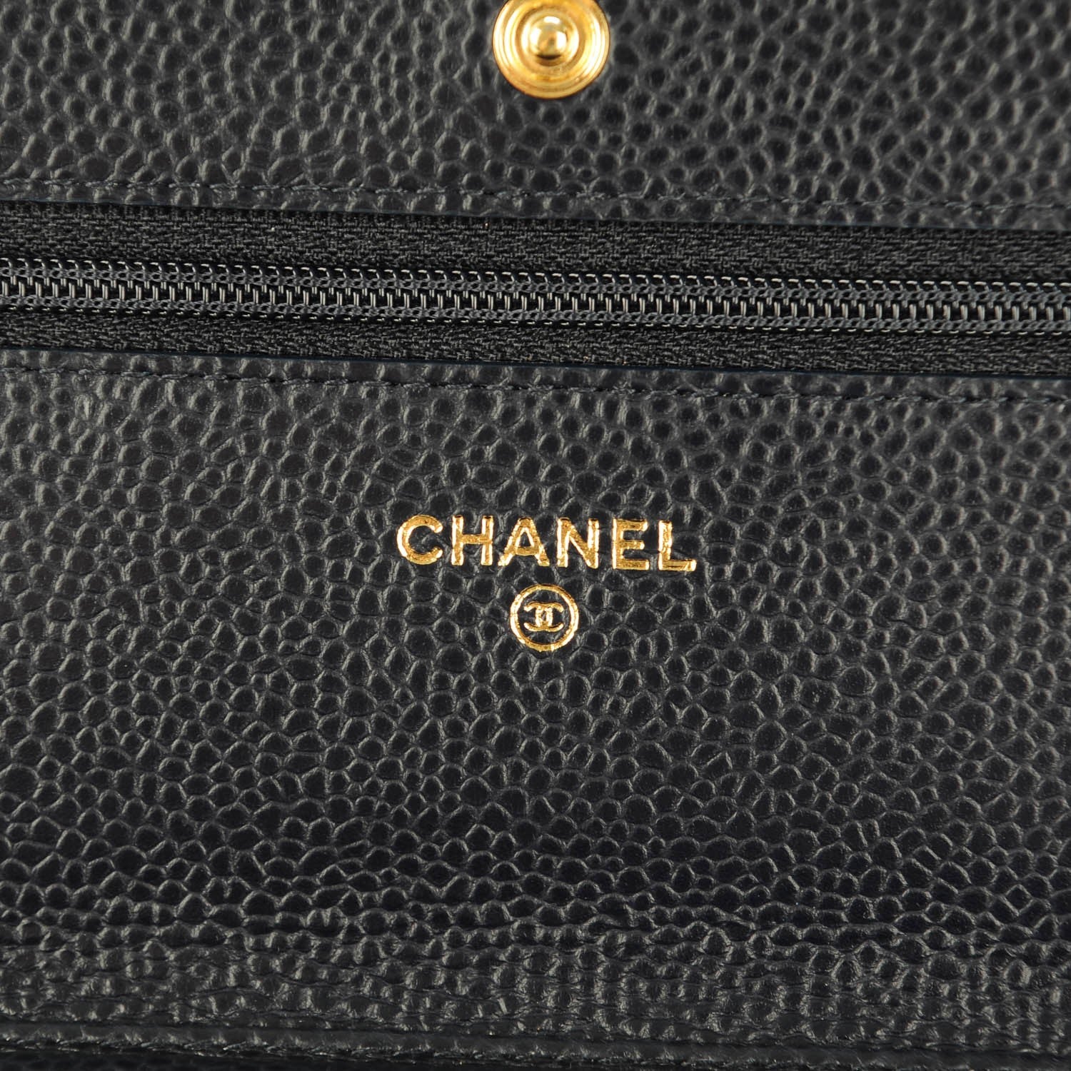 Chanel Caviar Quilted Wallet On Chain WOC Navy 6 of 8