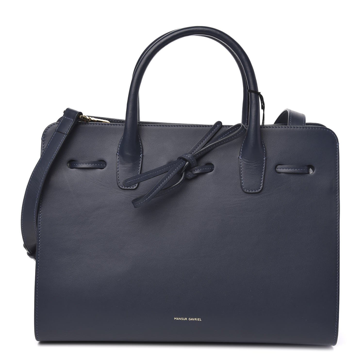 Mansur Gavriel Calfskin Sun Bag Blu 1 of 9