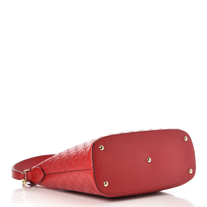 Gucci Guccissima Linea A Hobo Red 4 of 10