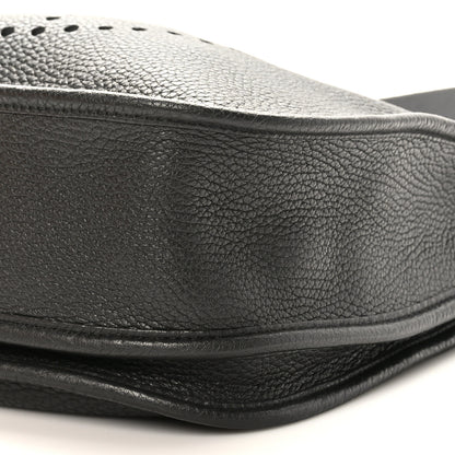 Hermes Taurillon Clemence Evelyne III PM Plomb 9 of 10
