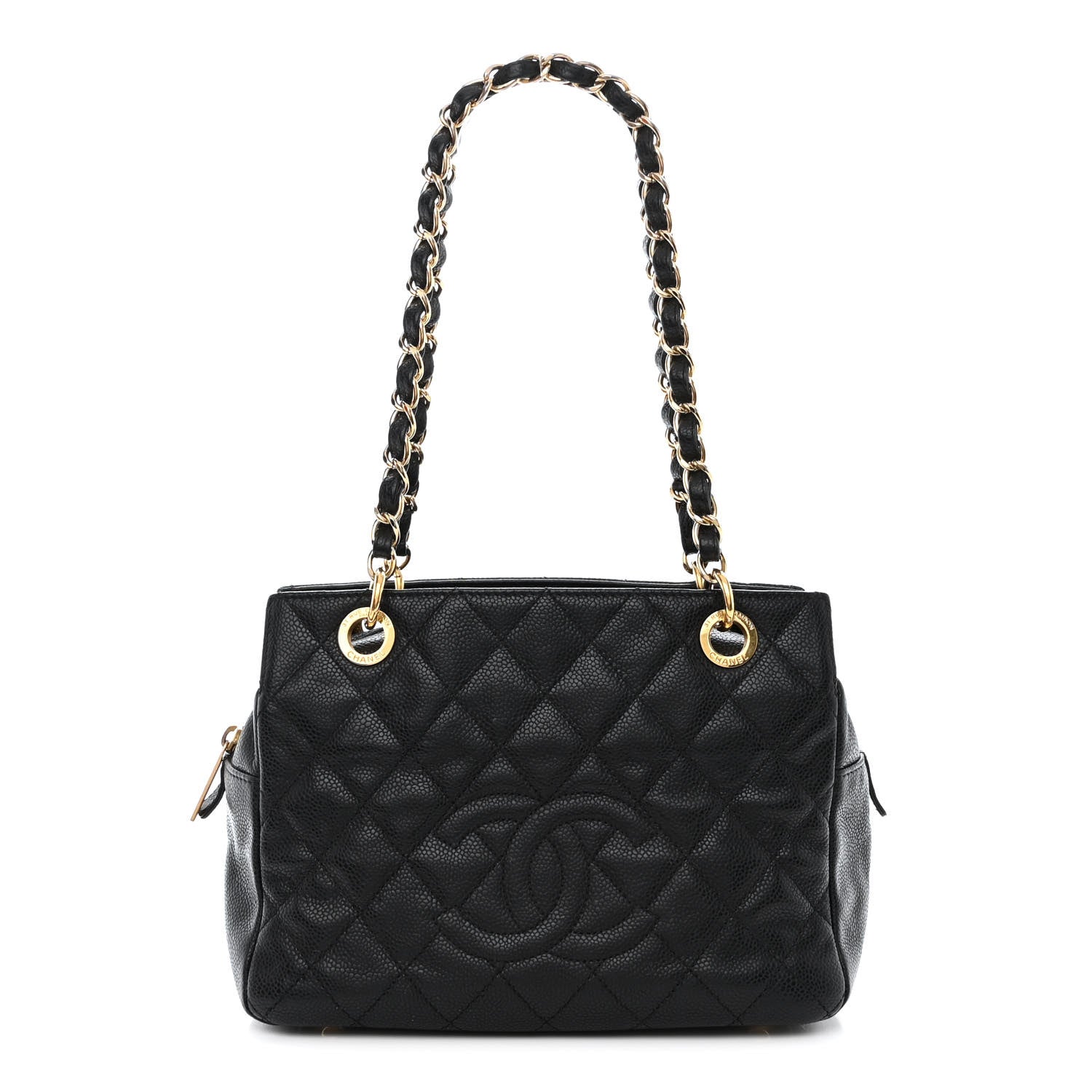 Chanel Caviar Quilted Petit Timeless Tote PTT Black 1 of 10