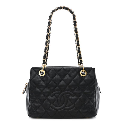 Chanel Caviar Quilted Petit Timeless Tote PTT Black 1 of 10