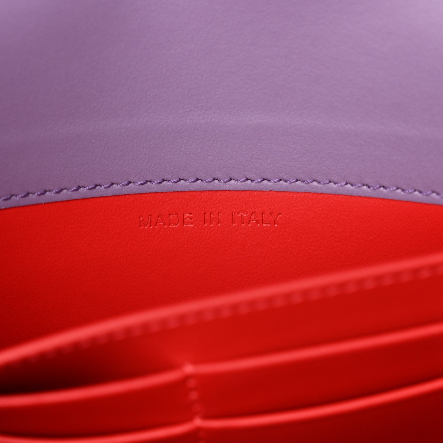 Calfskin Spikes Loubinthesky Paloma Clutch Parme