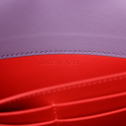 Christian Louboutin Calfskin Spikes Loubinthesky Paloma Clutch Parme 6 of 10