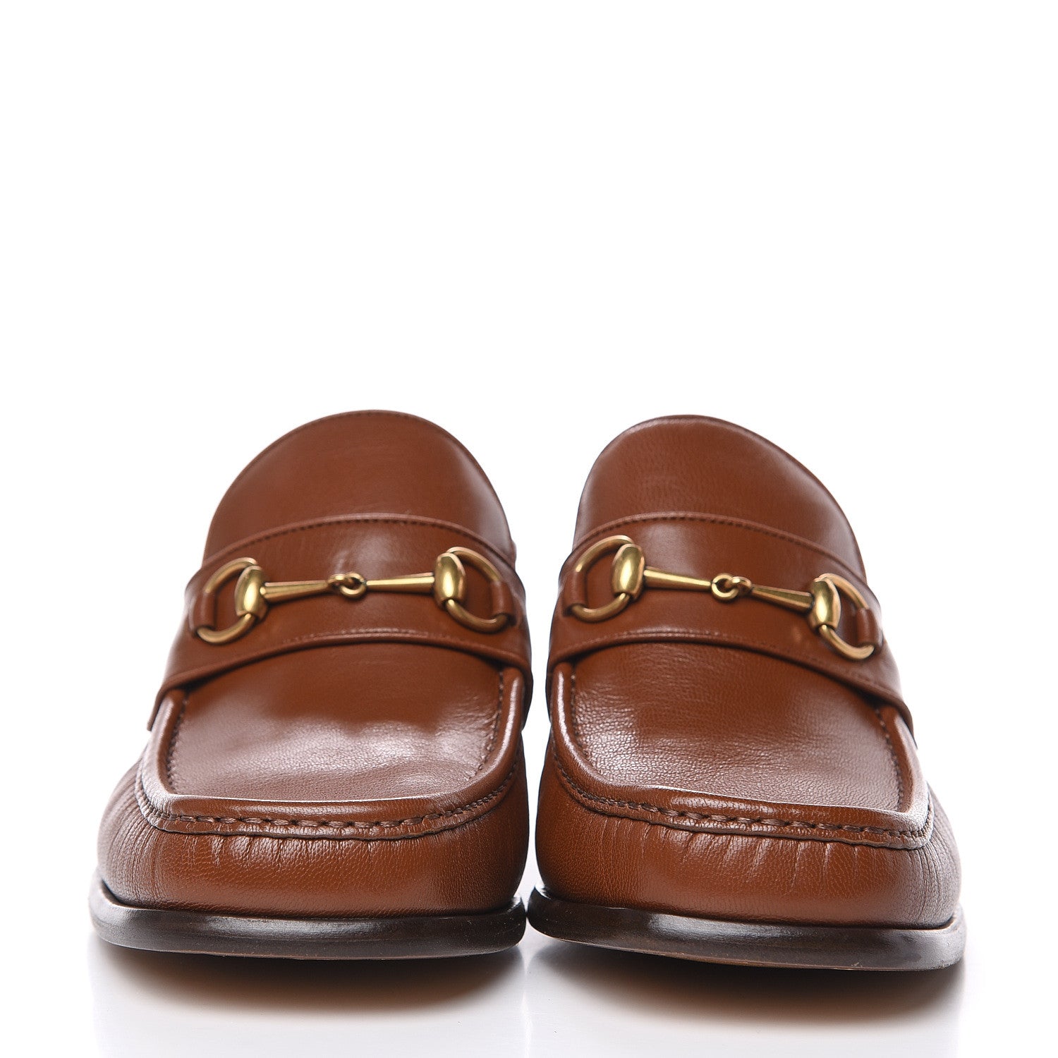 Gucci Goatskin Mens Horsebit Loafers 10.5 Cuir 2 of 9