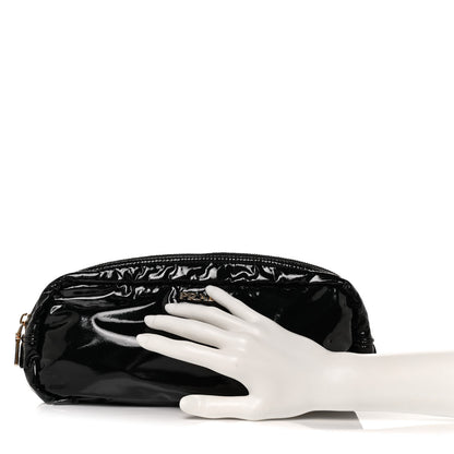 Prada Vernice Cosmetic Pouch Black 2 of 7