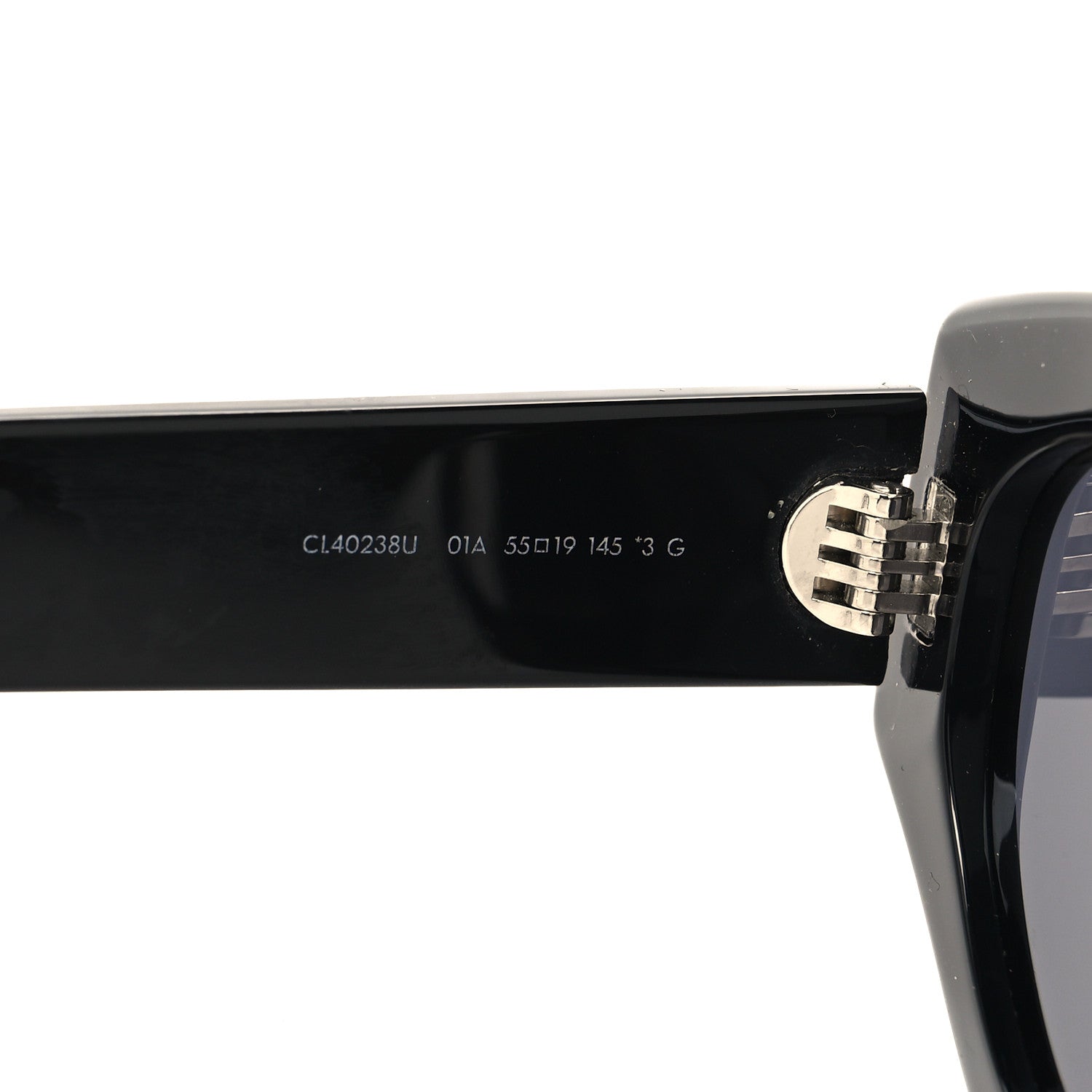 Celine Acetate Triomphe 01 Sunglasses CL 40238U Black 6 of 7
