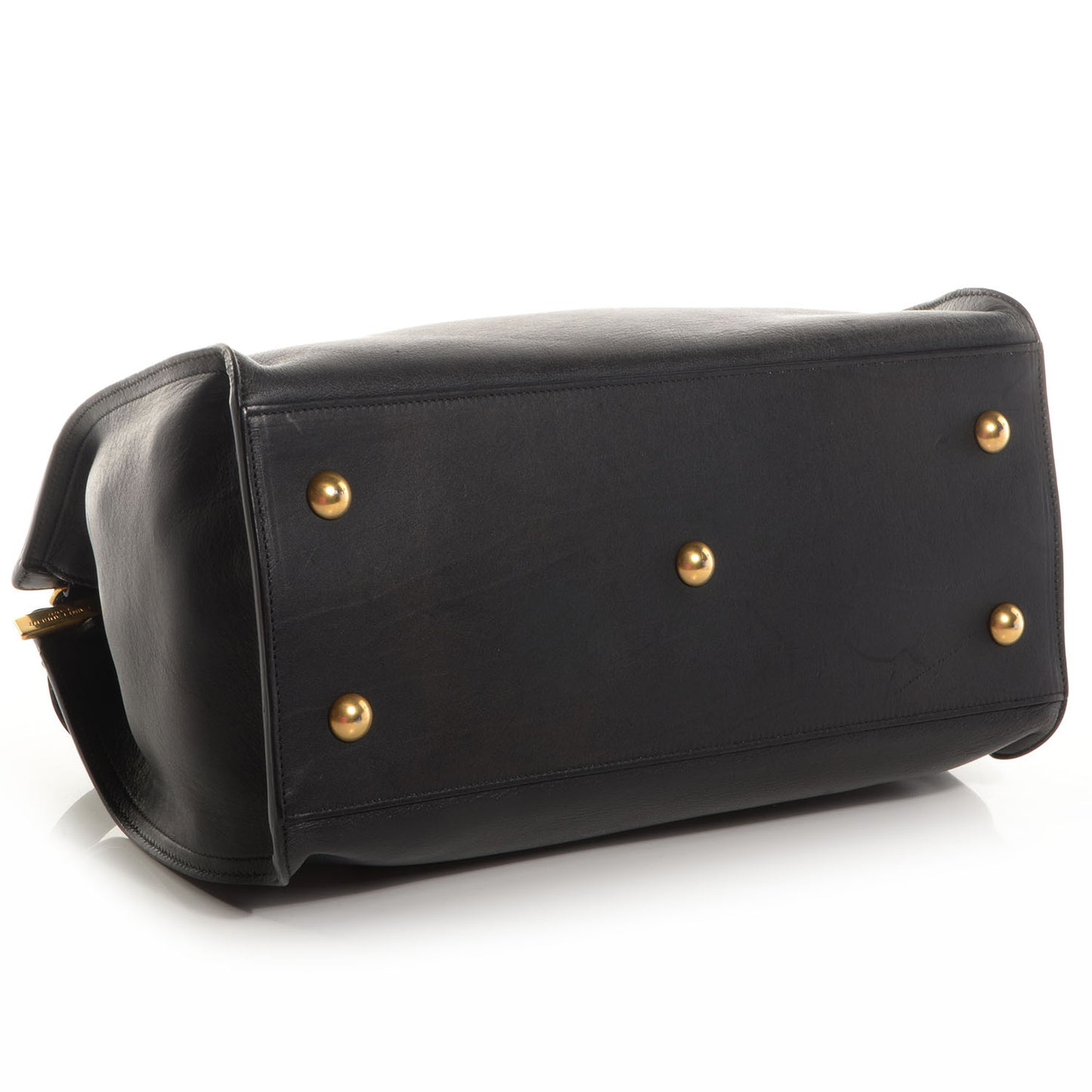 Leather Small Classic Y Cabas Black