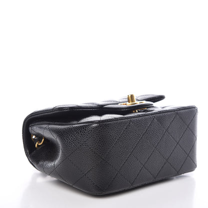 Chanel Caviar Quilted Mini Square Flap Black 4 of 10