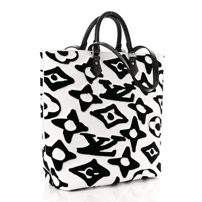 Louis Vuitton X UF Tufted Monogram Tufted Cabas White Black 3 of 10