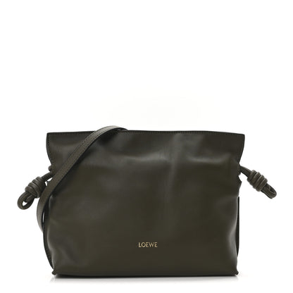 Loewe Calfskin Mini Flamenco Knot Clutch Vintage Khaki 1 of 17