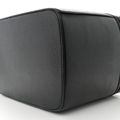Chanel Caviar CC Vanity Train Case Black 9 of 13