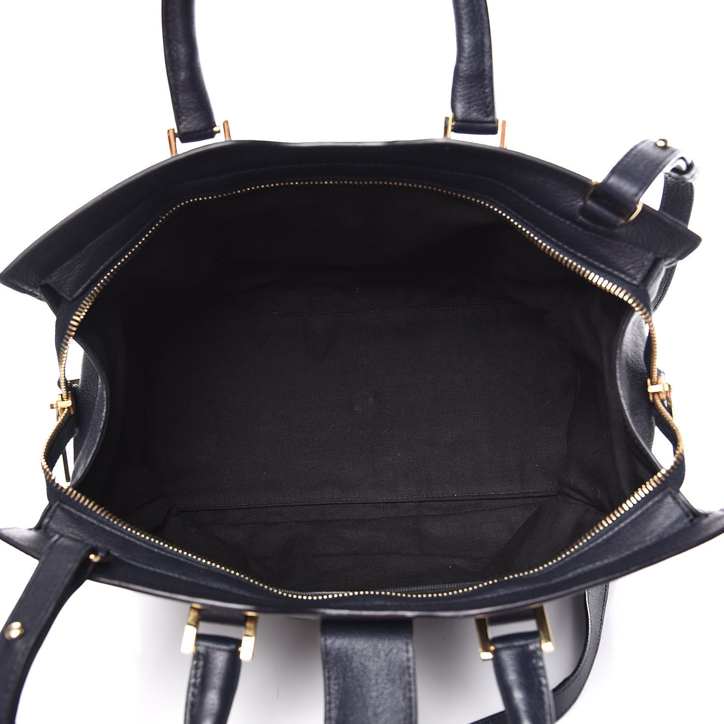 Calfskin Medium Classic Y Cabas Navy