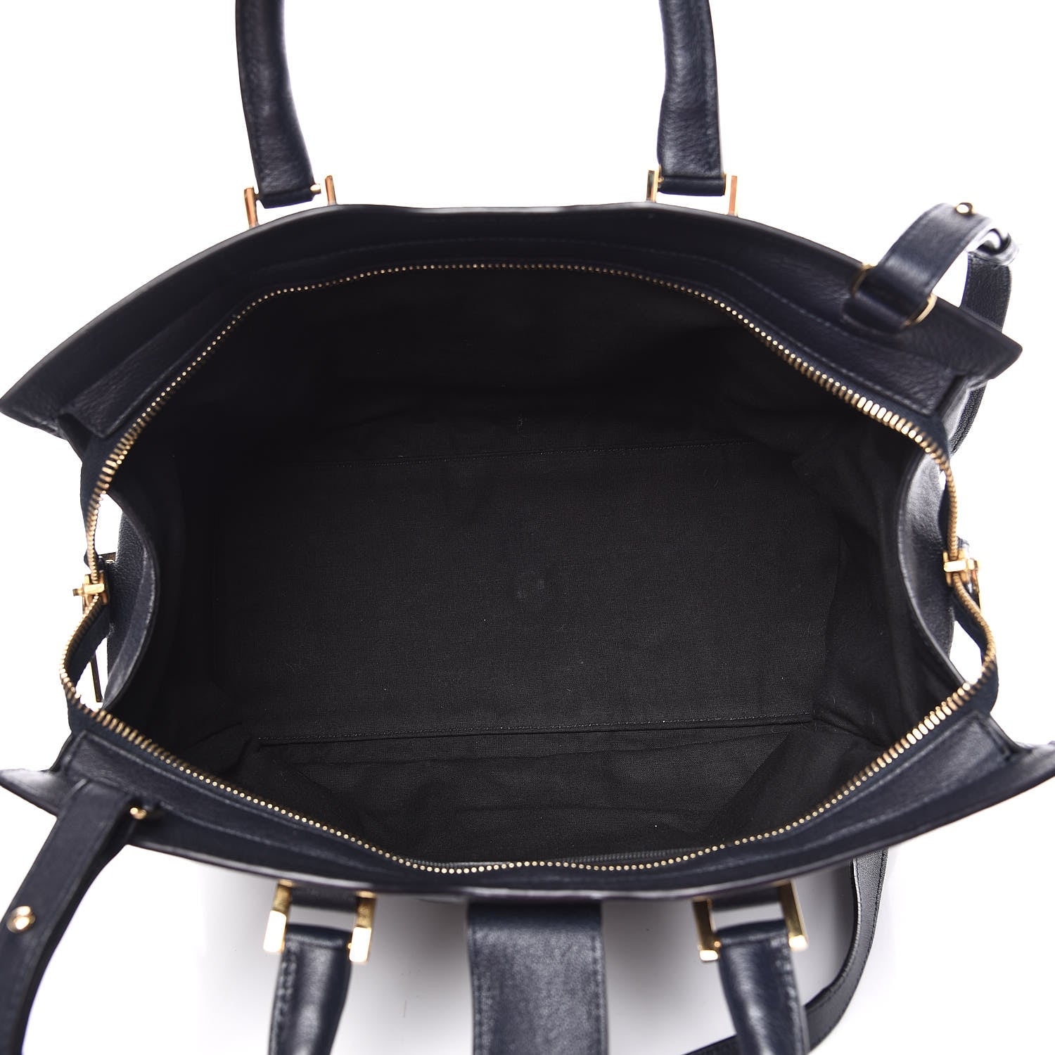 Saint Laurent Calfskin Medium Classic Y Cabas Navy 5 of 11