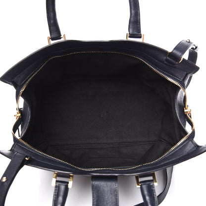 Saint Laurent Calfskin Medium Classic Y Cabas Navy 5 of 11