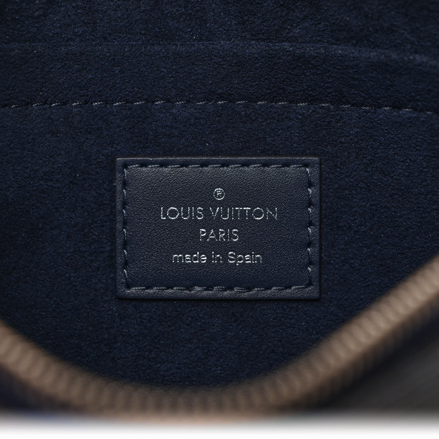 Epi Neverfull Pochette MM GM Indigo