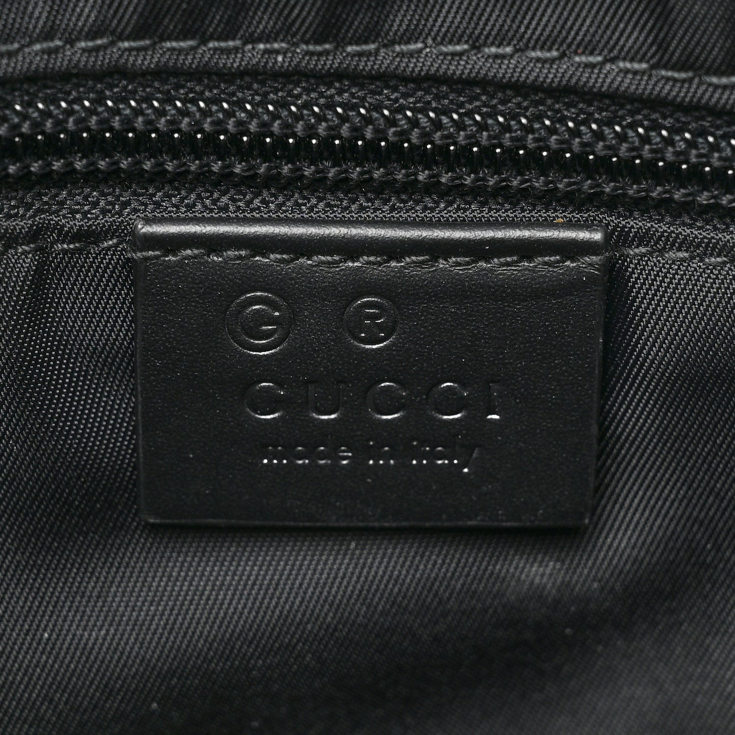 Gucci Techno Canvas Selleria Calfskin Web Small Flat Messenger Bag Black 6 of 9