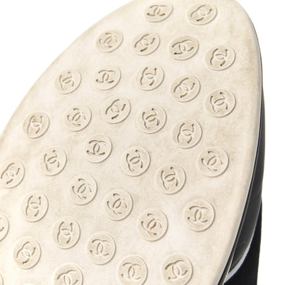 Chanel Mesh Lycra Thermoplastic Mens Sneakers 46 Black White 9 of 16