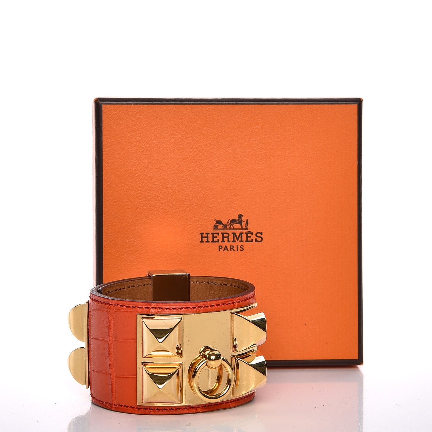 Matte Alligator Collier De Chien CDC Bracelet S Poppy